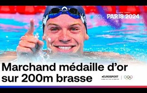 Marchand médaille d'or sur 200m brasse