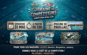 Graine de Compétiteurs Compétition Intra Club Piscine Pauillac